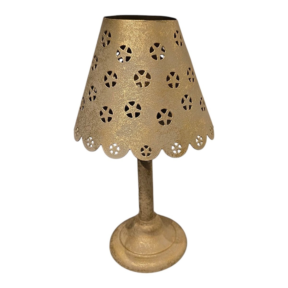 theelichthouder bloemenlamp