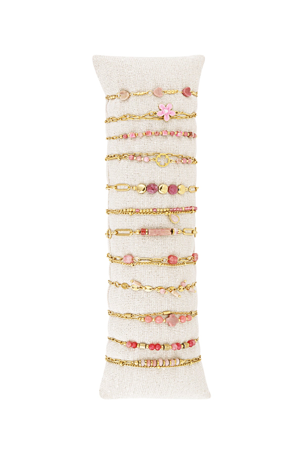 Armband beach vibes roze