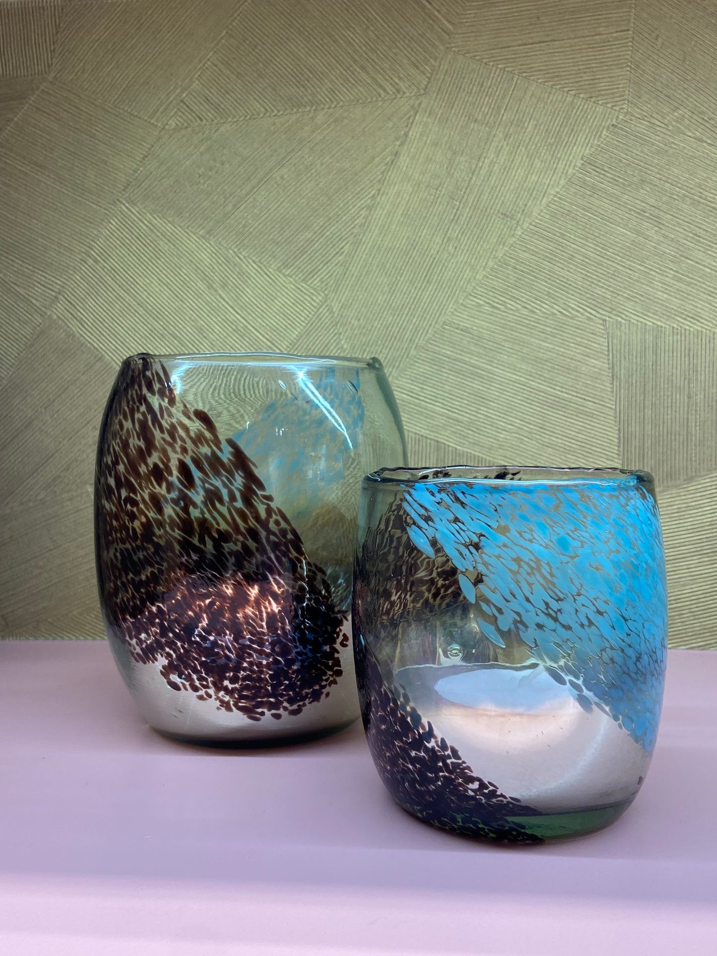 Glass cilinder Clear Smoke