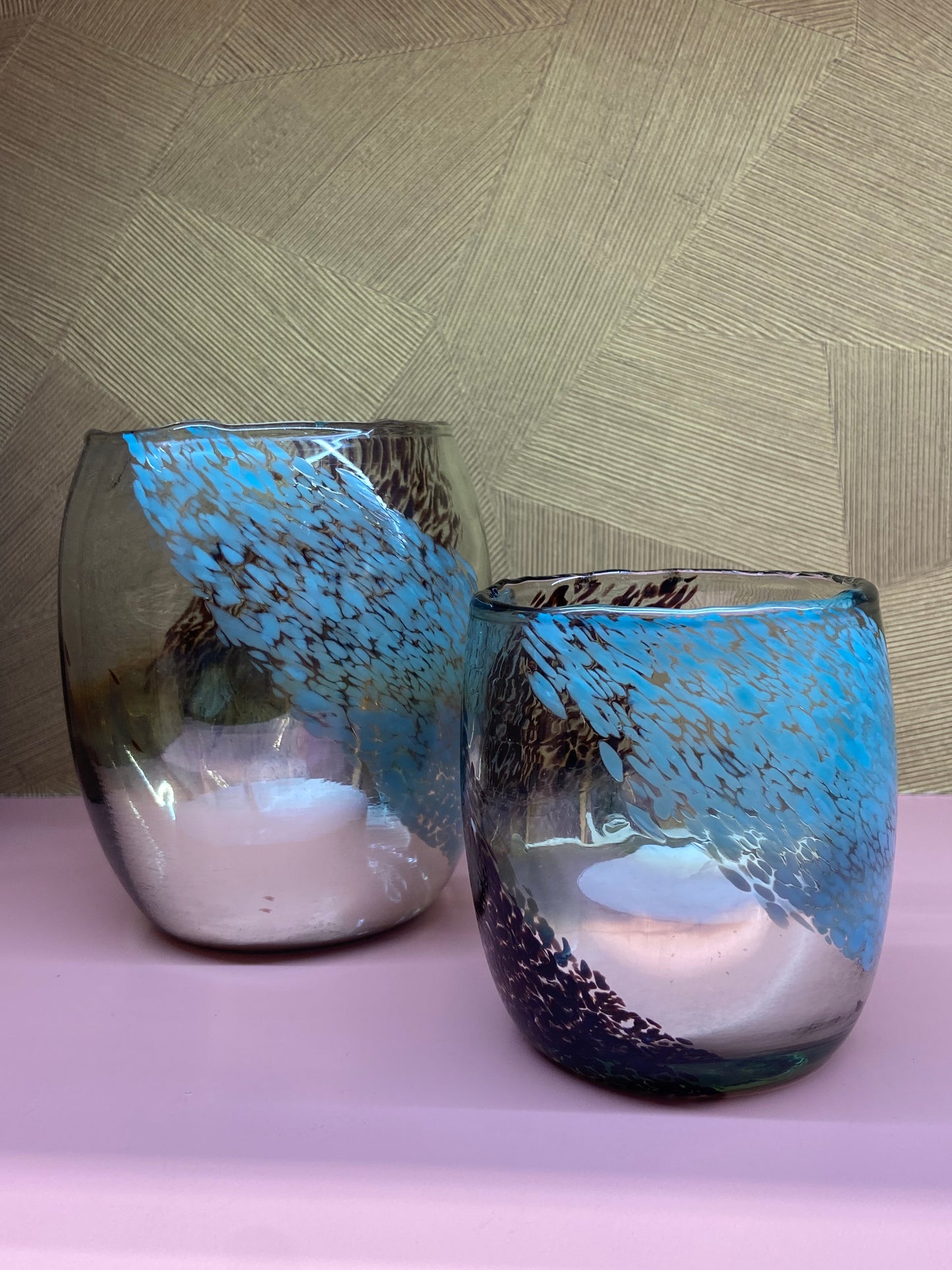 Glass cilinder Clear Smoke