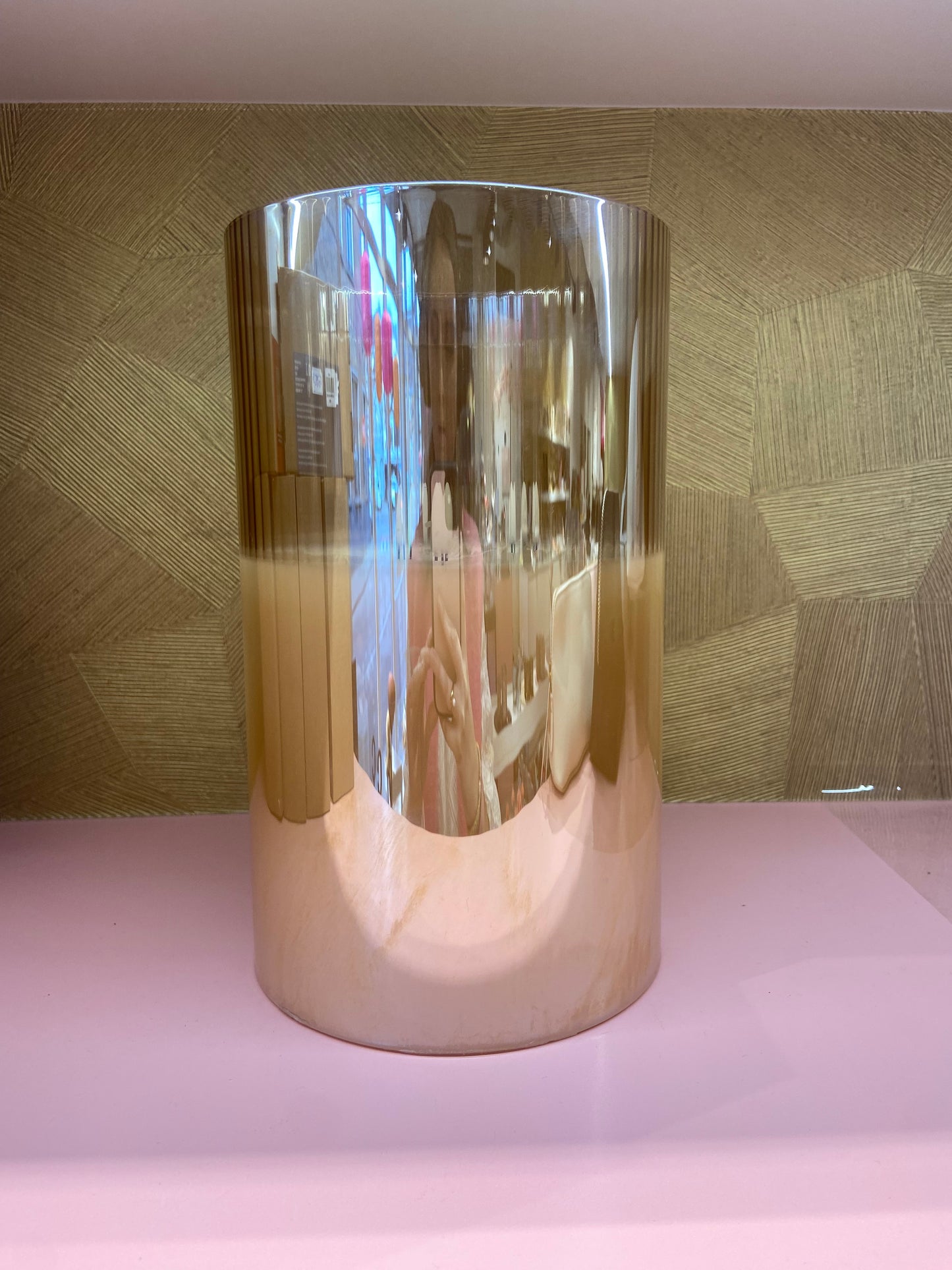 Led kaars glas groot