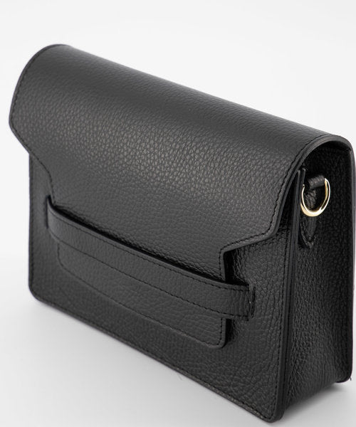 Handtas Janice - classic grain zwart