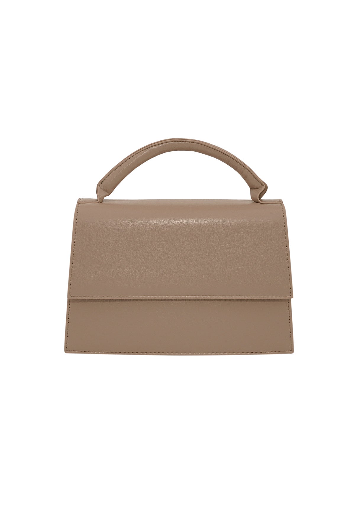 elegante handtas - taupe
