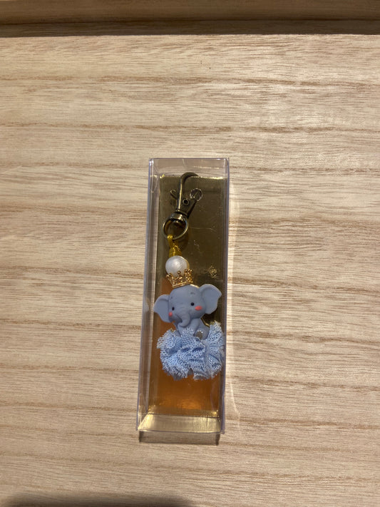 sleutelhanger olifant pomponnetje