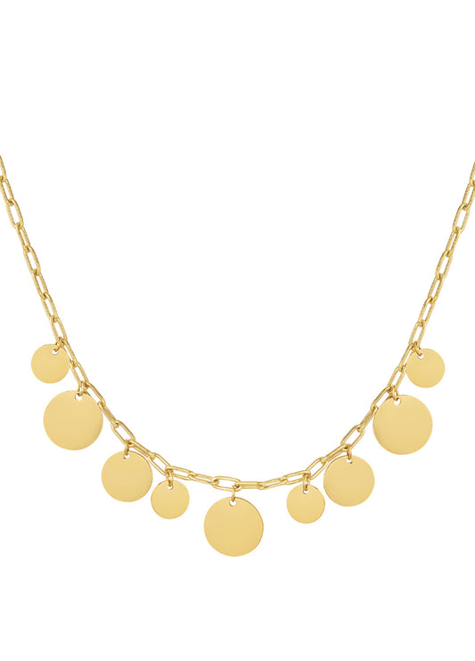 Ketting - golden bubble