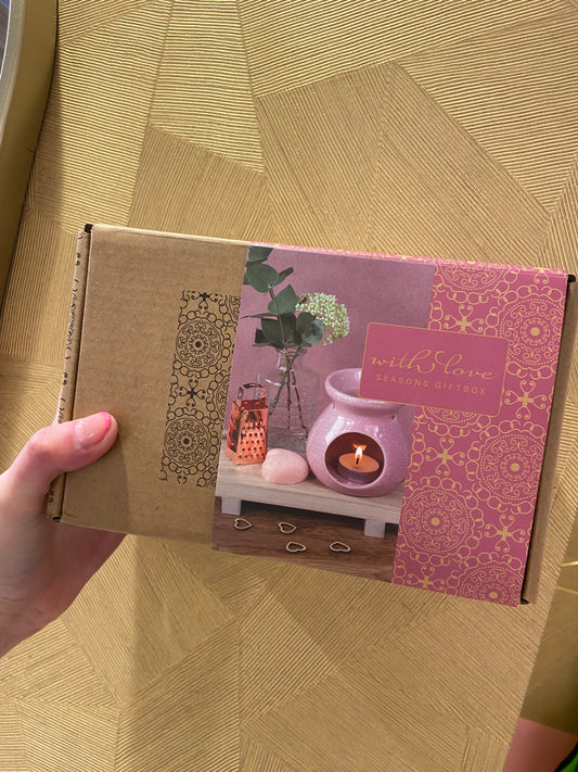 Giftset amberblokje en brander