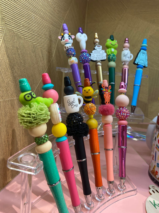 Kralenpen met silicone kralen