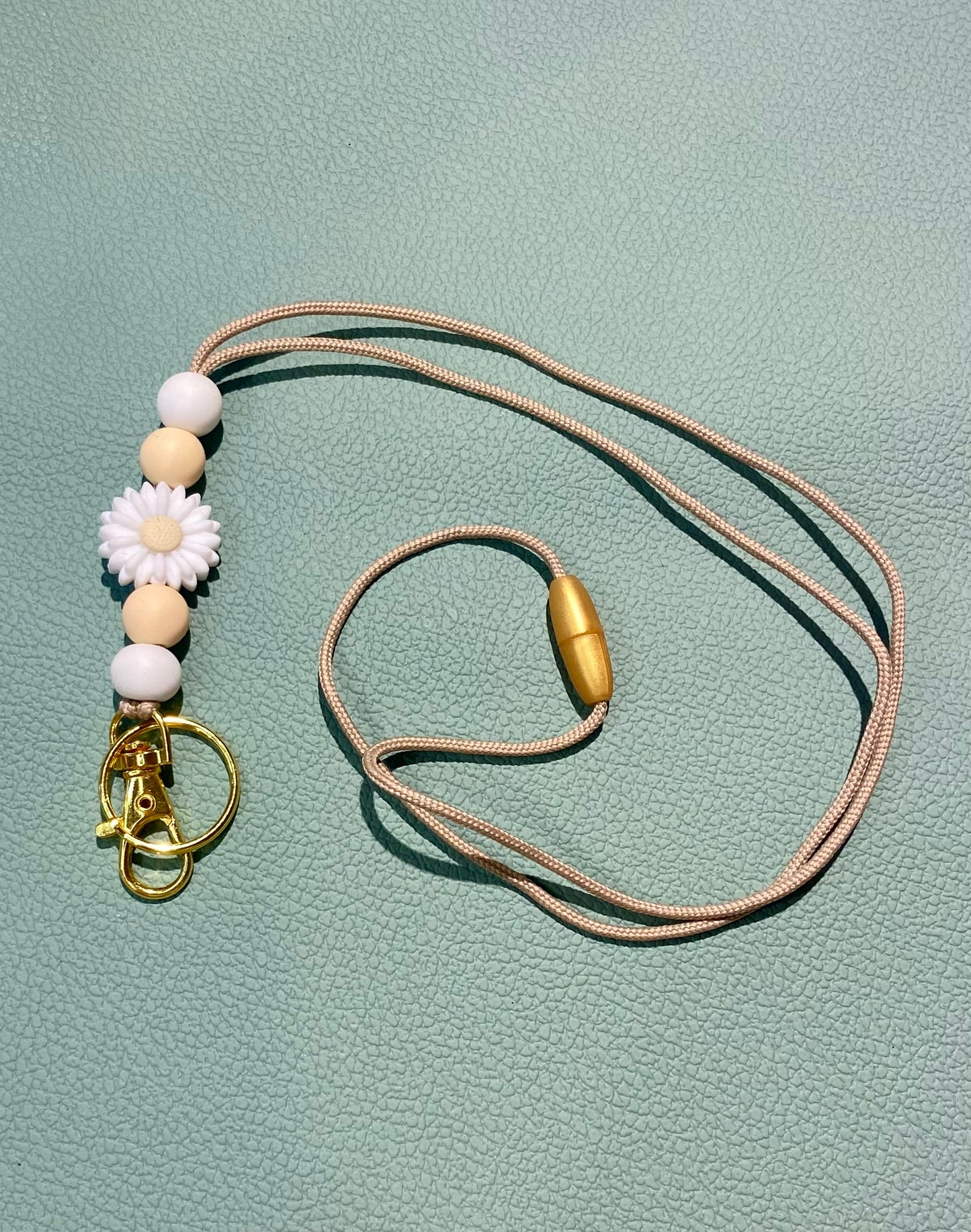 Lanyard met silicone kralen