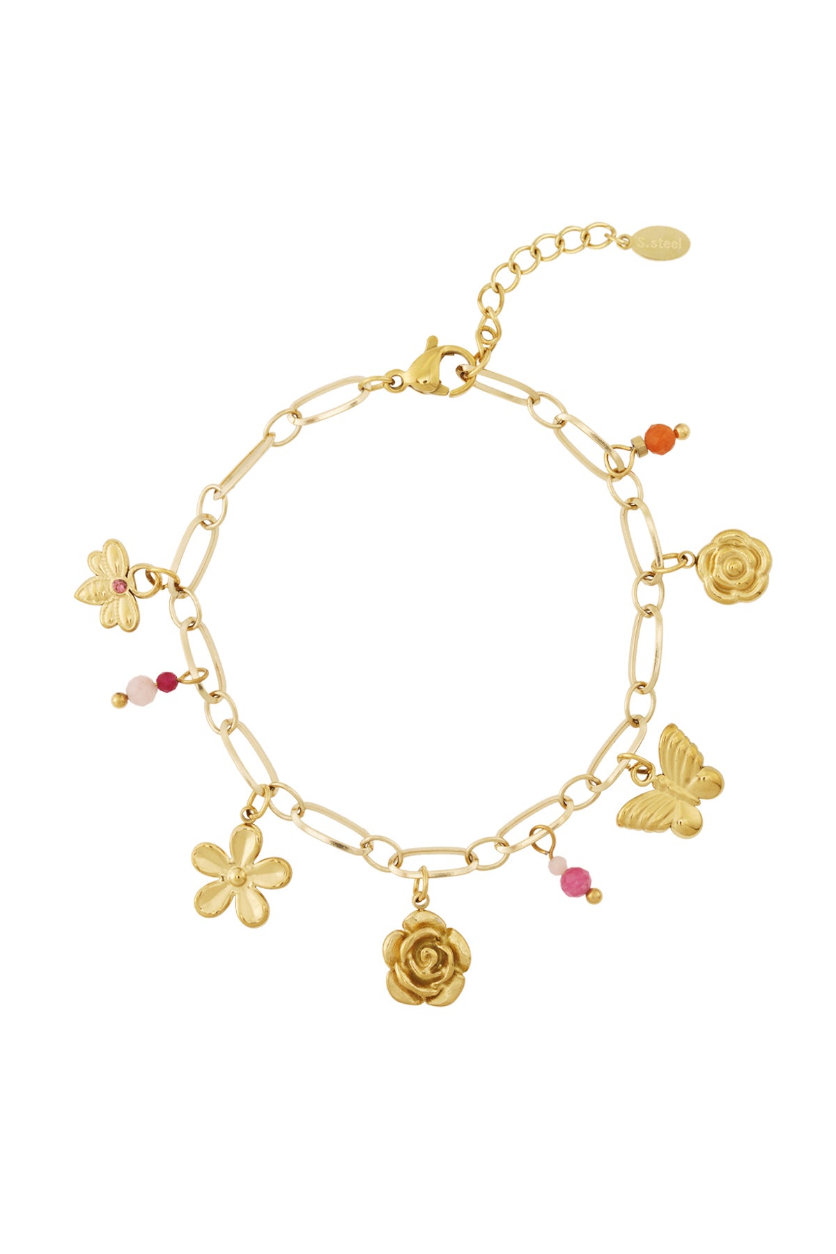 armband - bloemen