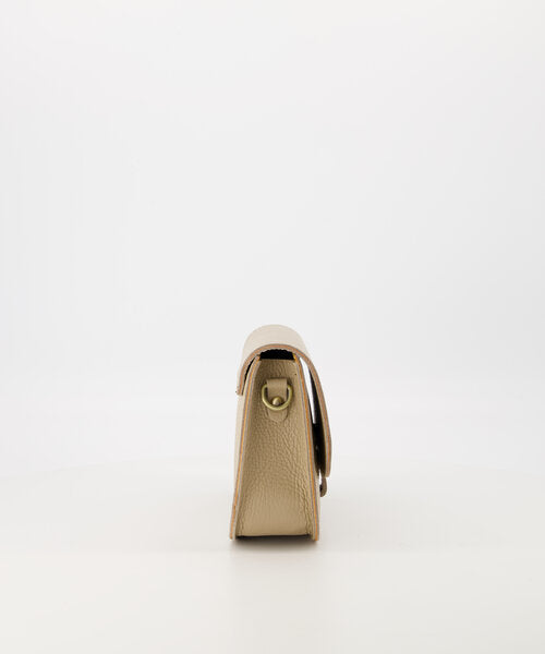 Handtas flora- taupe